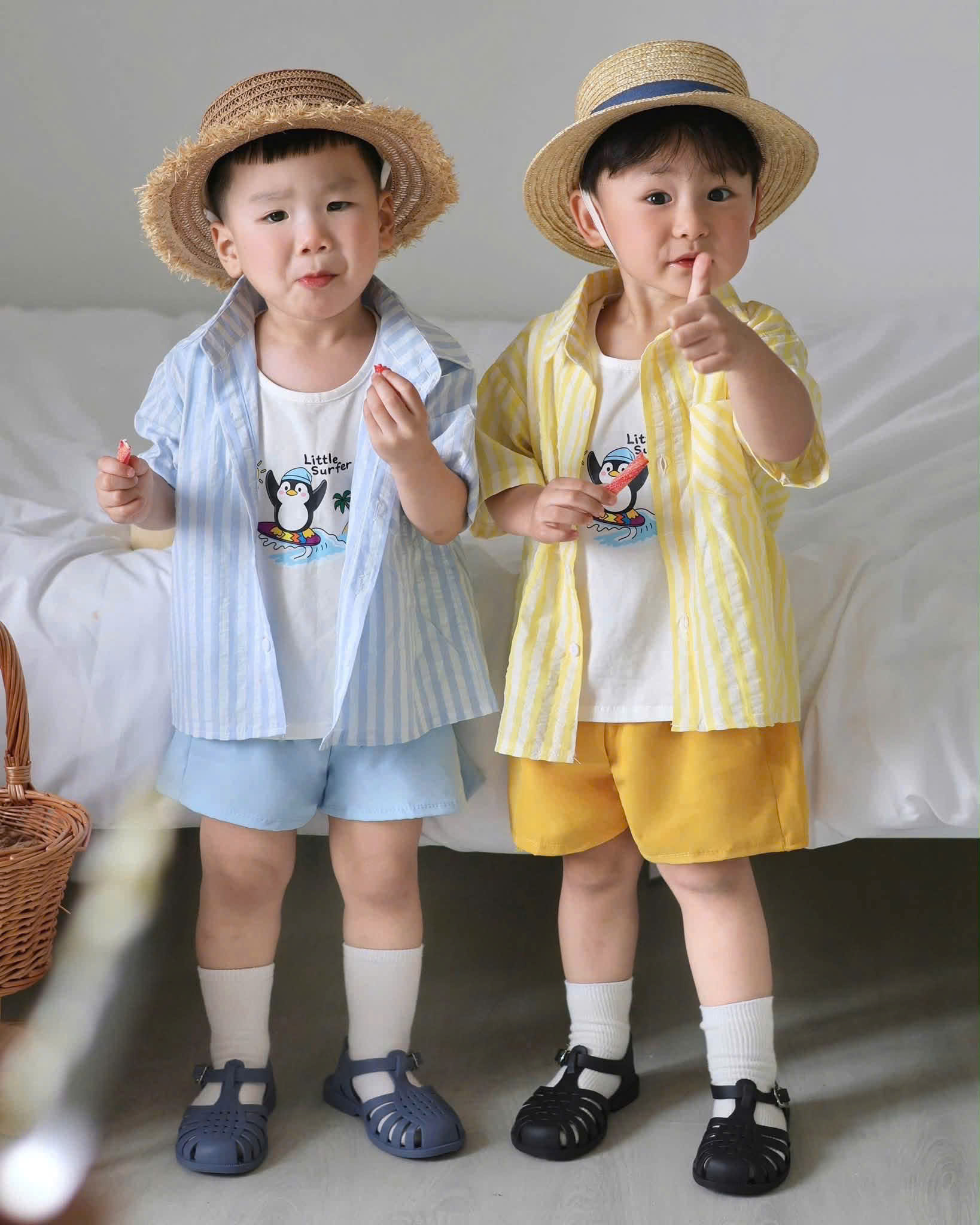 T271 - SET BÉ TRAI 3CT SƠ MI SỌC SUMMER