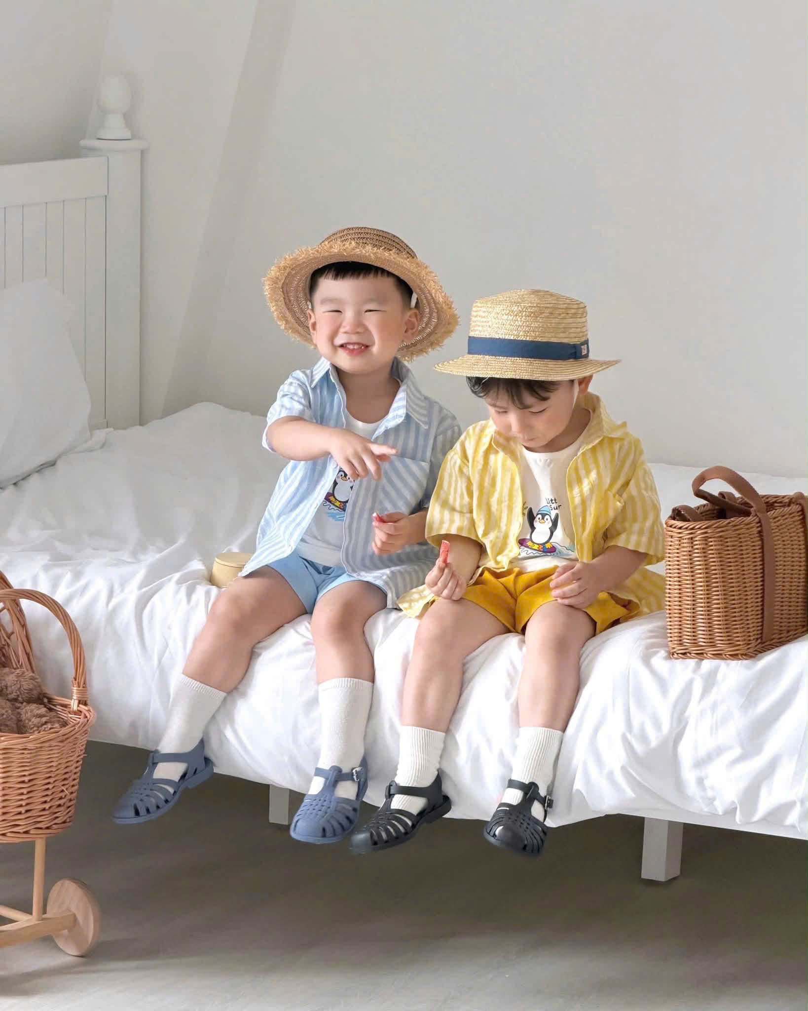 T271 - SET BÉ TRAI 3CT SƠ MI SỌC SUMMER