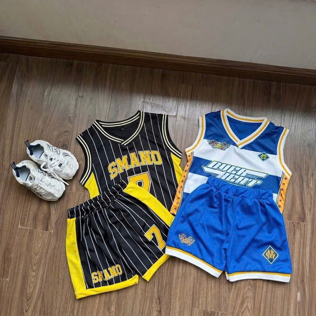 T302 - SET 2 BỘ ĐÙI BÉ TRAI BA LỖ THỂ THAO BO CỔ