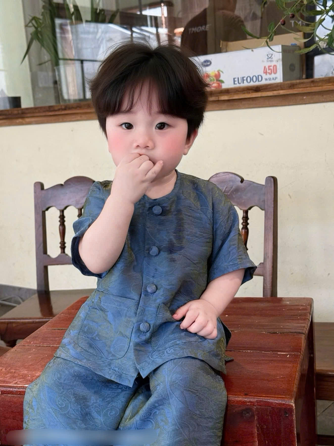 T313 - BỘ LỤA BÀ BA BÉ TRAI GÁI