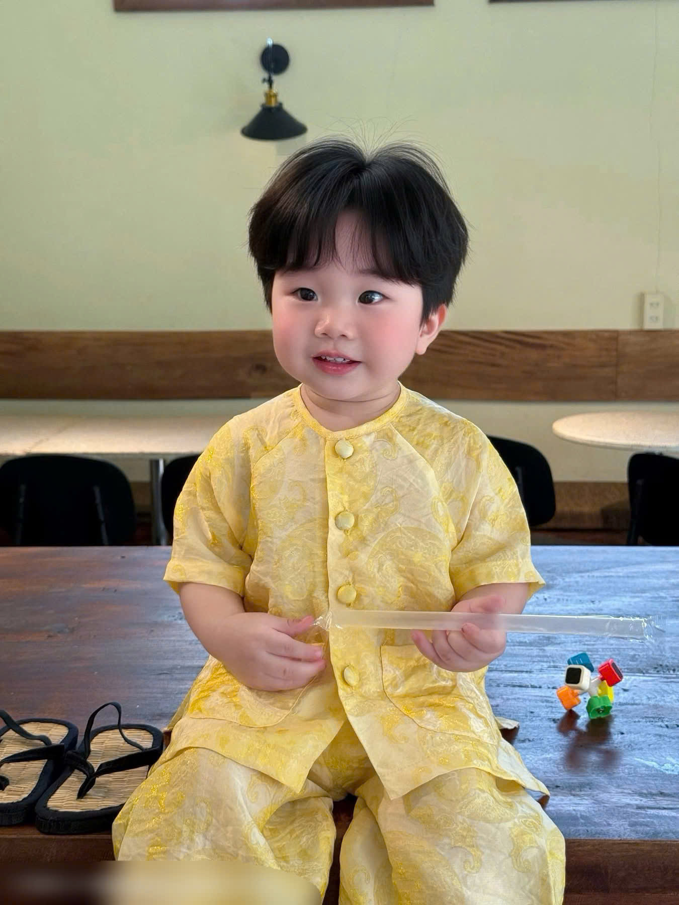 T313 - BỘ LỤA BÀ BA BÉ TRAI GÁI