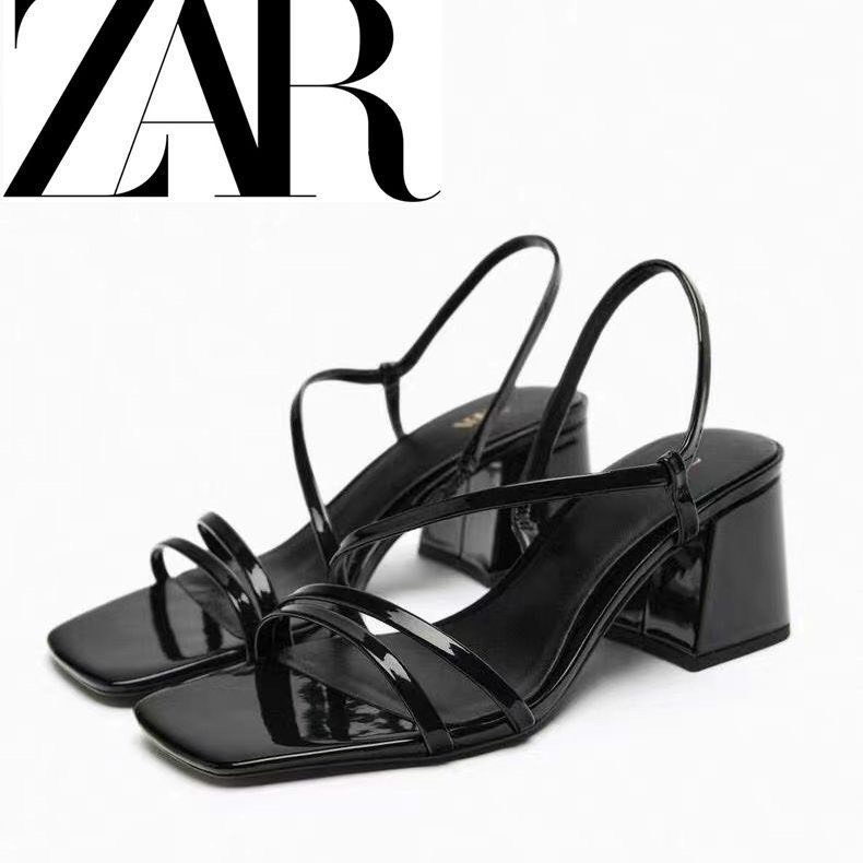 PK183 - GIÀY SANDAL ZARA CAO GÓT CHÉO FULLBOX