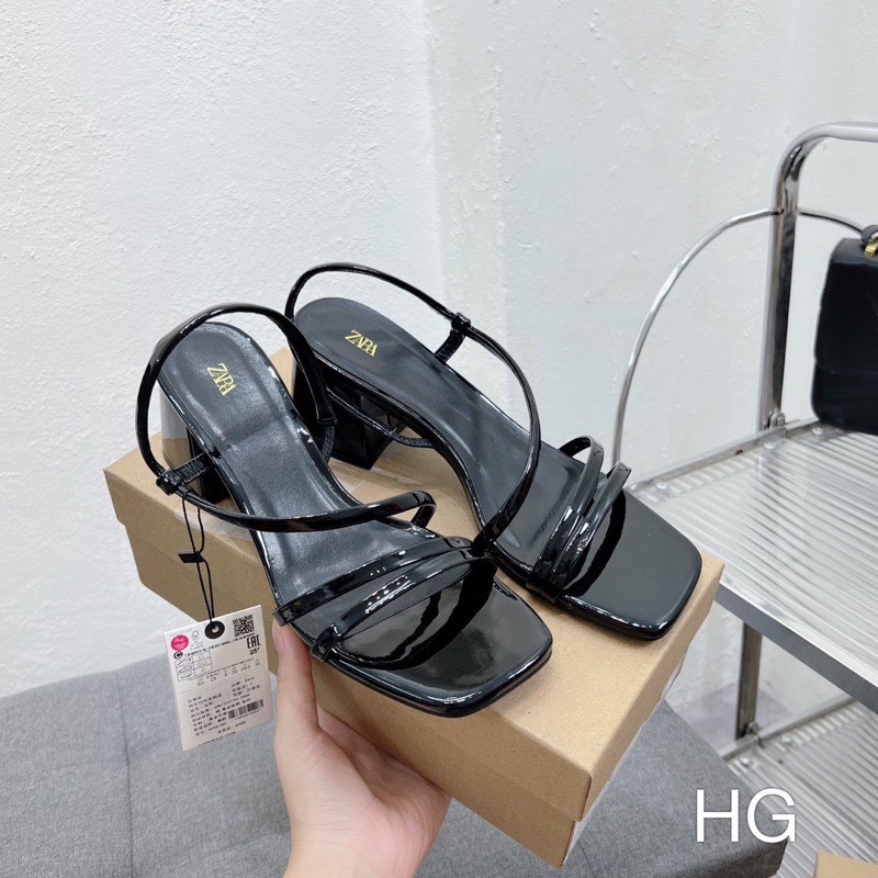 PK183 - GIÀY SANDAL ZARA CAO GÓT CHÉO FULLBOX