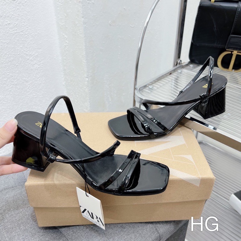 PK183 - GIÀY SANDAL ZARA CAO GÓT CHÉO FULLBOX