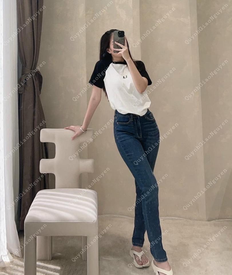 QNU395 - QUẦN JEANS NỮ CẠP CAO BOY GIÃN M006