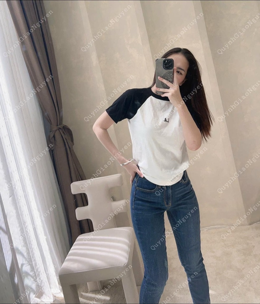 QNU395 - QUẦN JEANS NỮ CẠP CAO BOY GIÃN M006