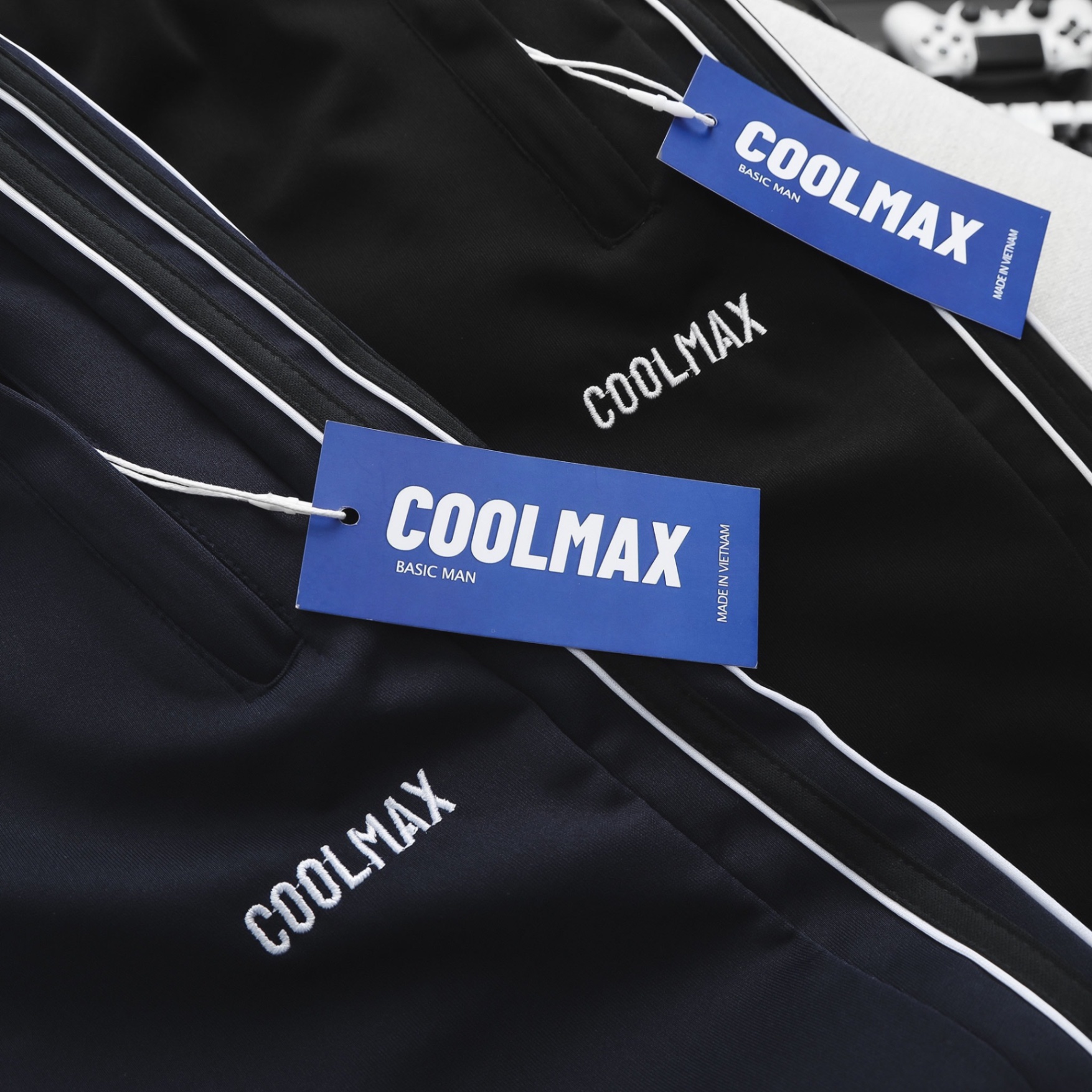 QNA33 - QUẦN NAM DÀI SỌC TRẮNG COOLMAX