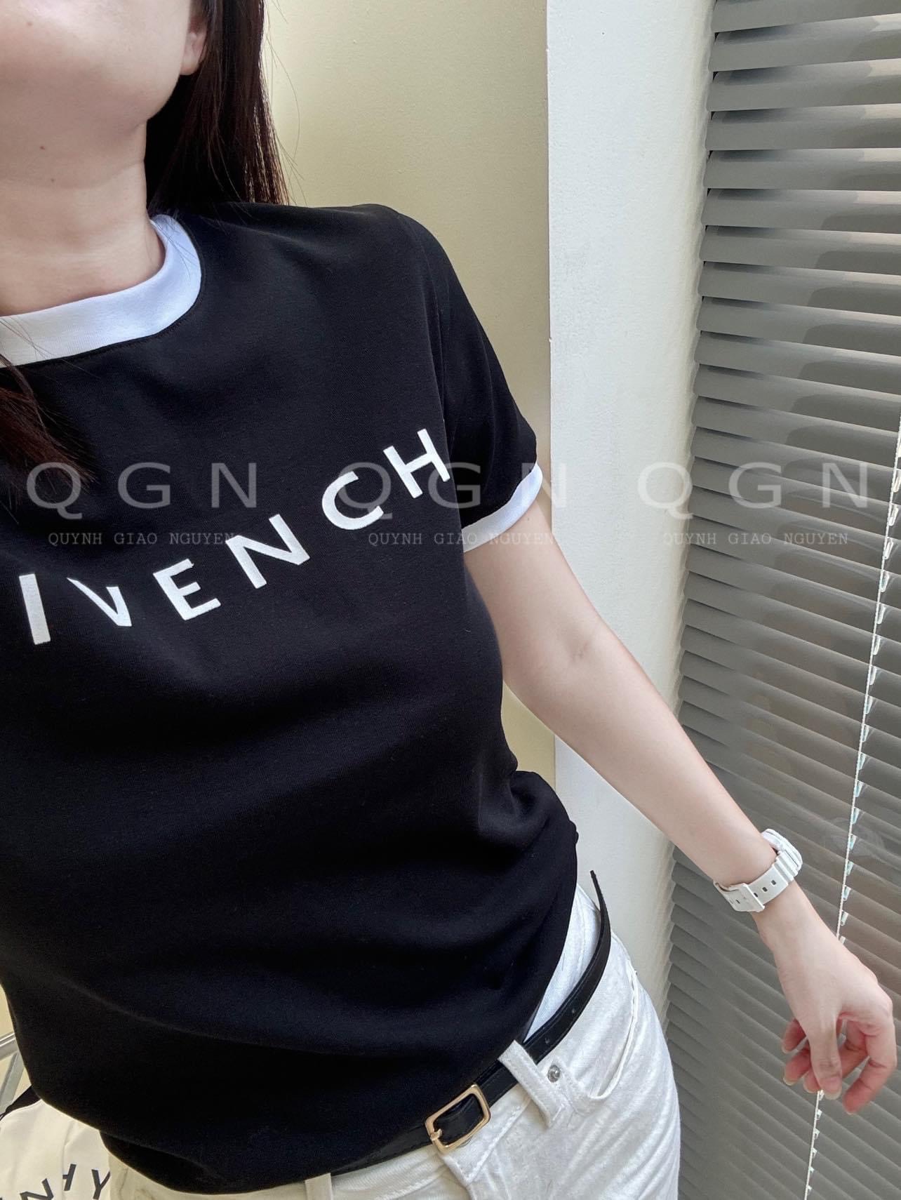 ANU766 - ÁO PHÔNG NỮ CỔ VIỀN GIVENCHY 3M