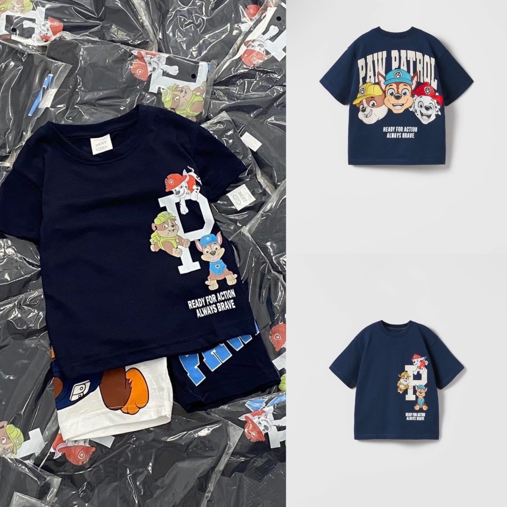 T999 - BỘ BÉ TRAI CHÓ PAW THAN PHỐI TRẮNG
