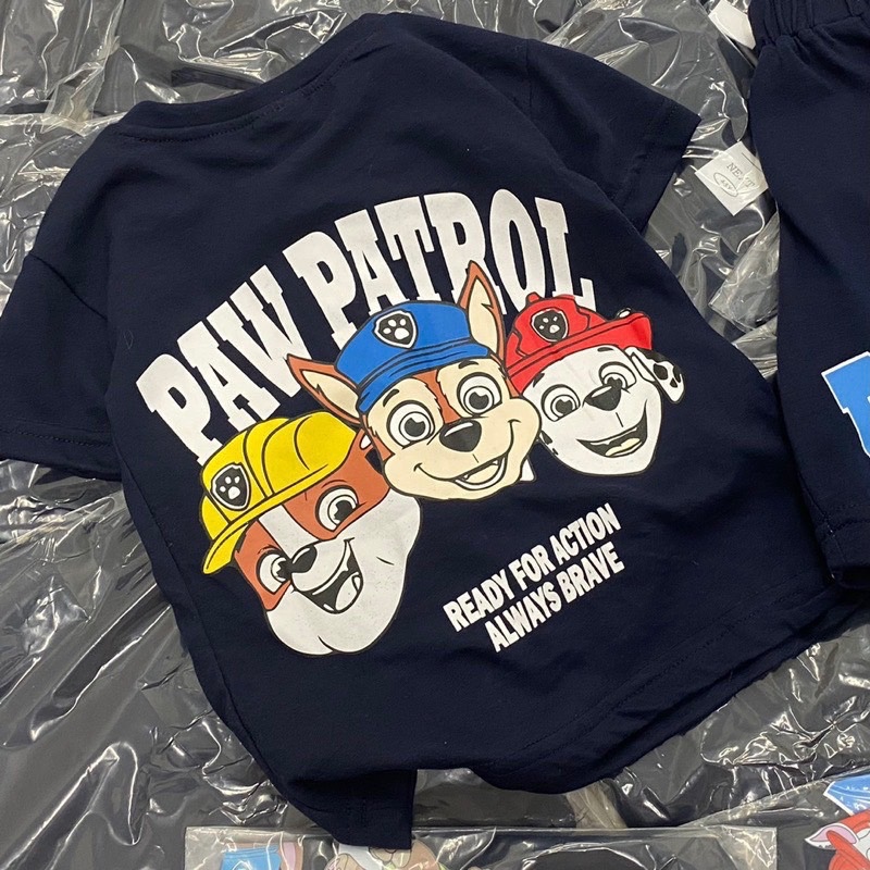 T999 - BỘ BÉ TRAI CHÓ PAW THAN PHỐI TRẮNG