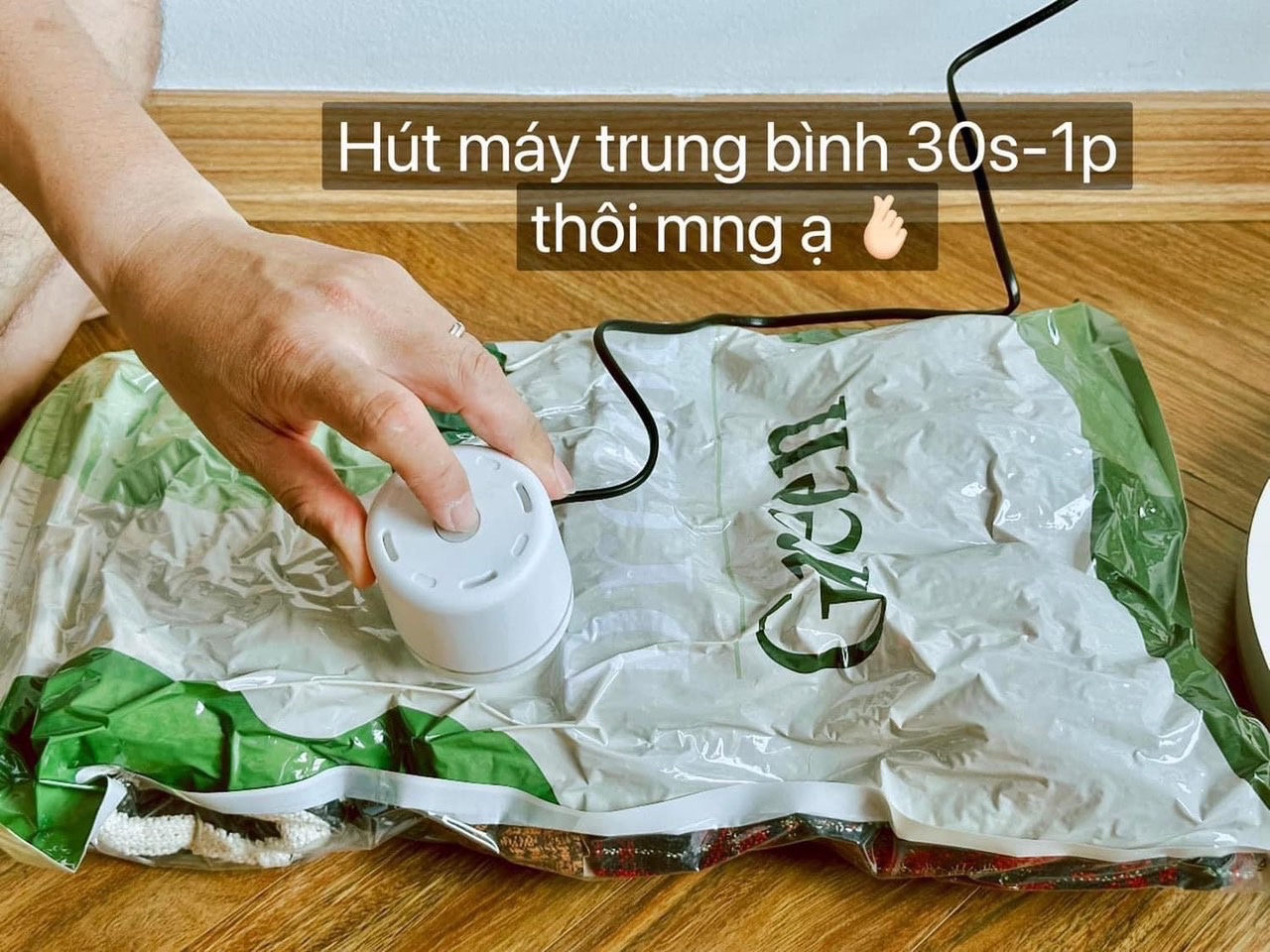 PK202 - SET COMBO HÚT CHÂN KHÔNG 6 TÚI + BƠM