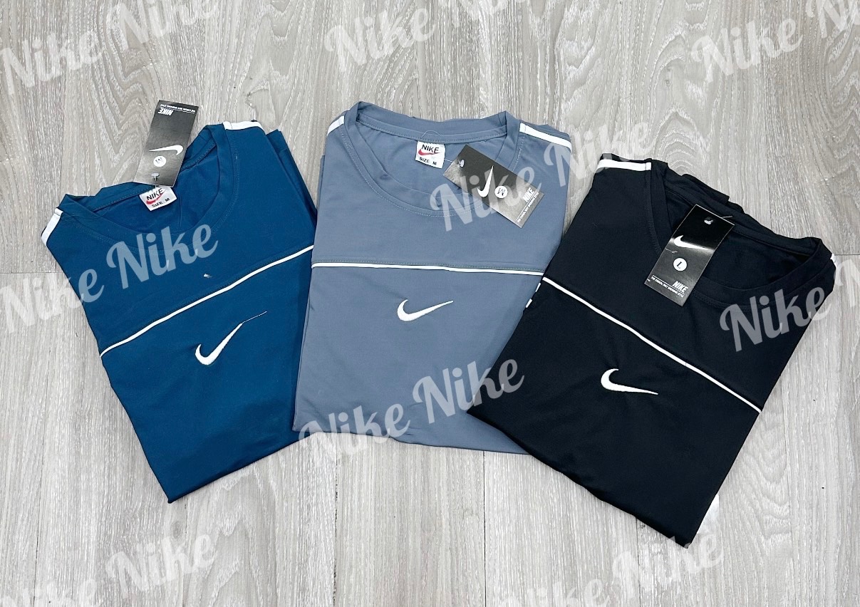 B223 - BỘ ĐÙI NAM NIKE PHỐI CHỈ TRẮNG NGANG