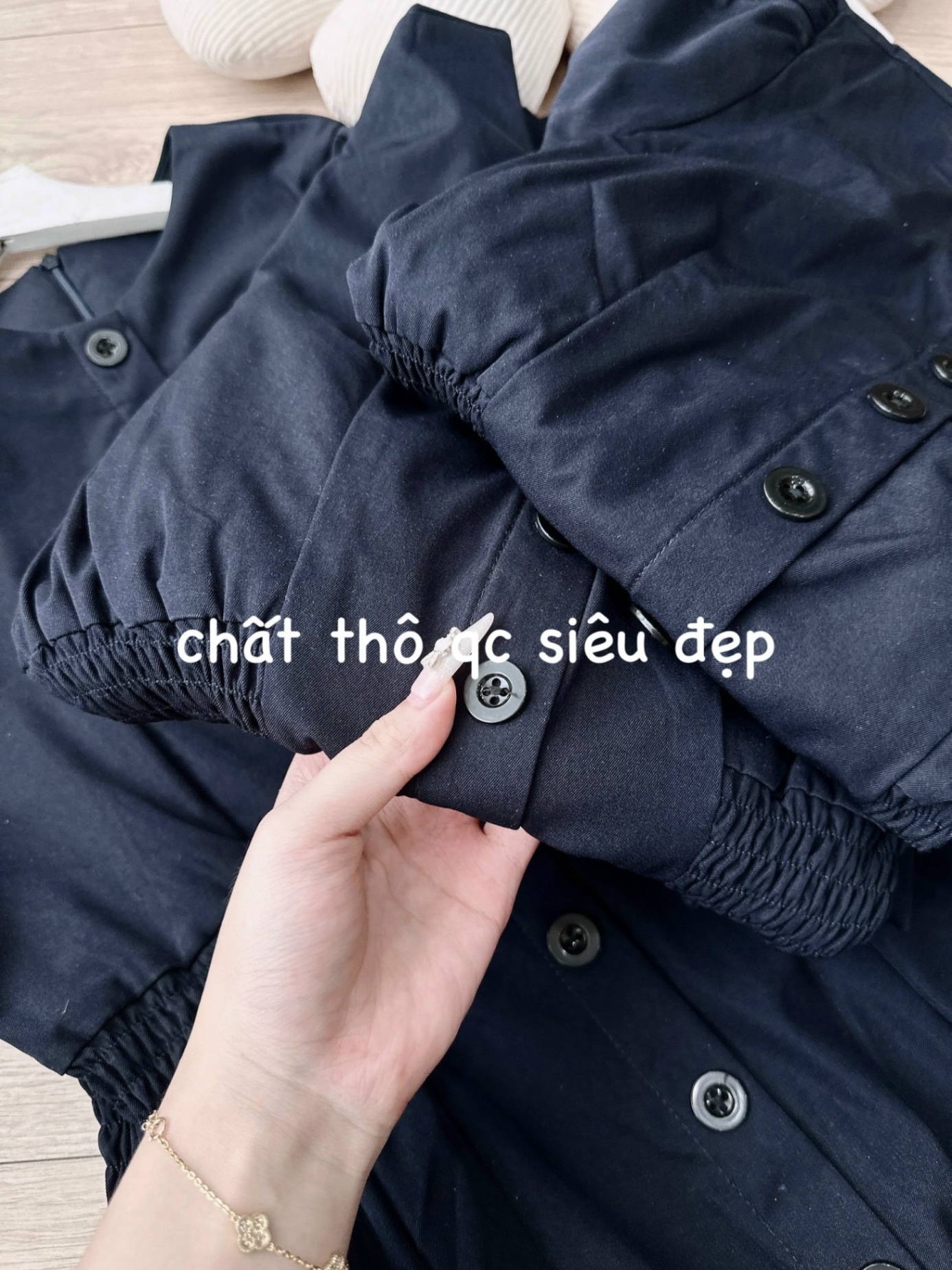 V399 - VÁY KAKI THAN CHUN EO CÚC TRƯỚC