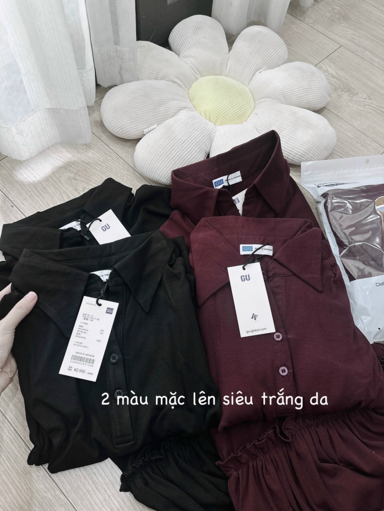 V402 - VÁY ZIP POLO TAY HẾN PHỐI BÈO EO