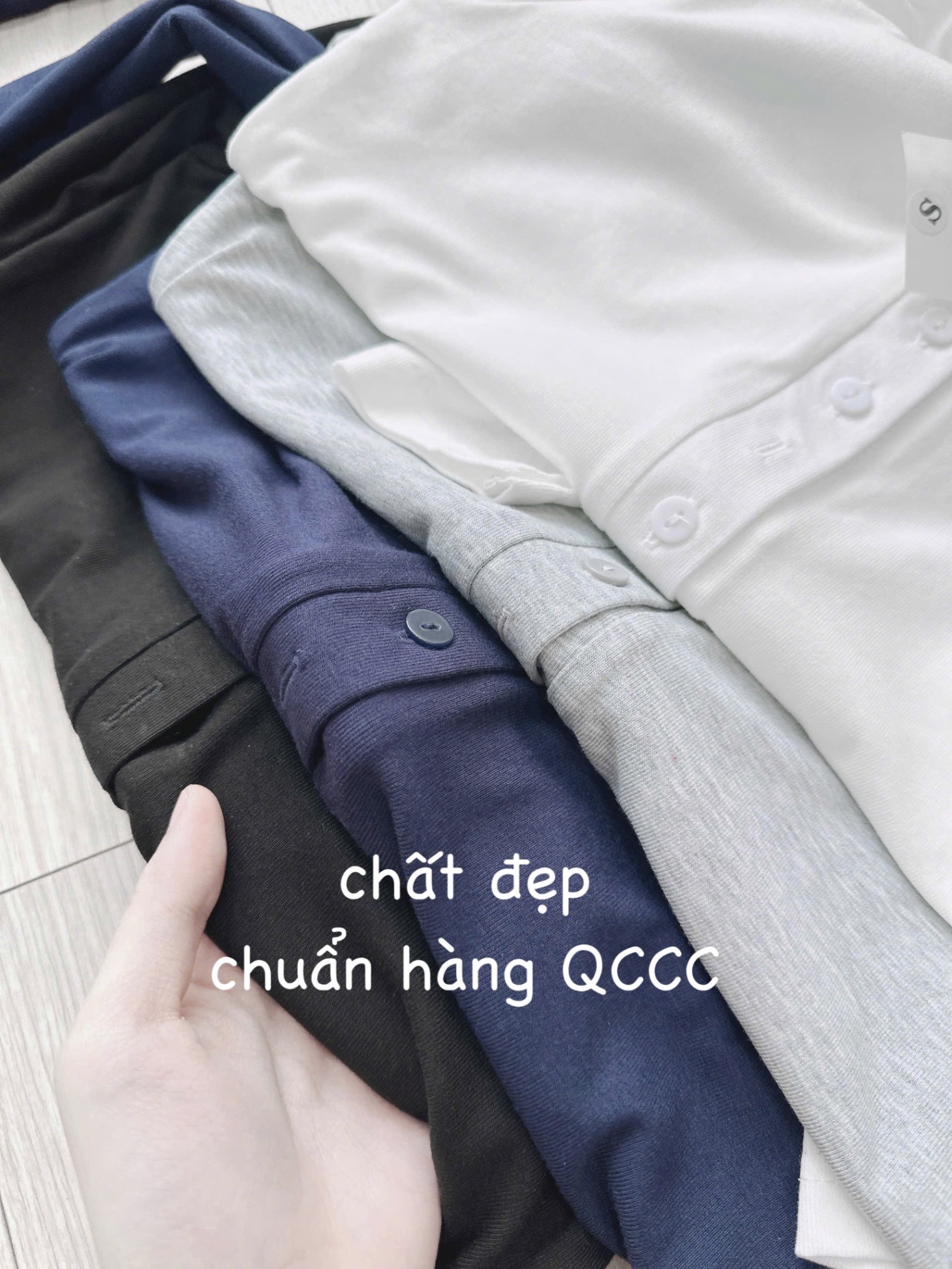 ANU027 - ÁO ZIP NỮ CỔ TRỤ DÀI TAY 4M