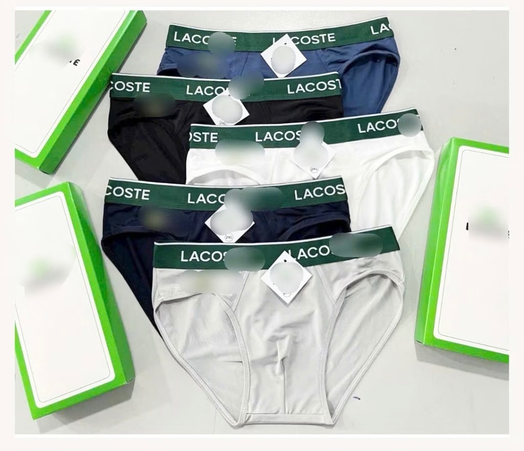 PK214 - SET 5 QUẦN SỊP NAM ĐÙI CHÉO LACOSTE