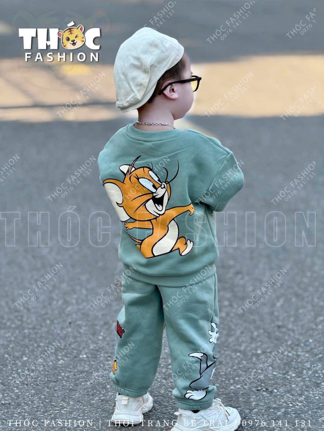 T325 - BỘ BÉ TRAI NỈ RÊU TOM & JERRY