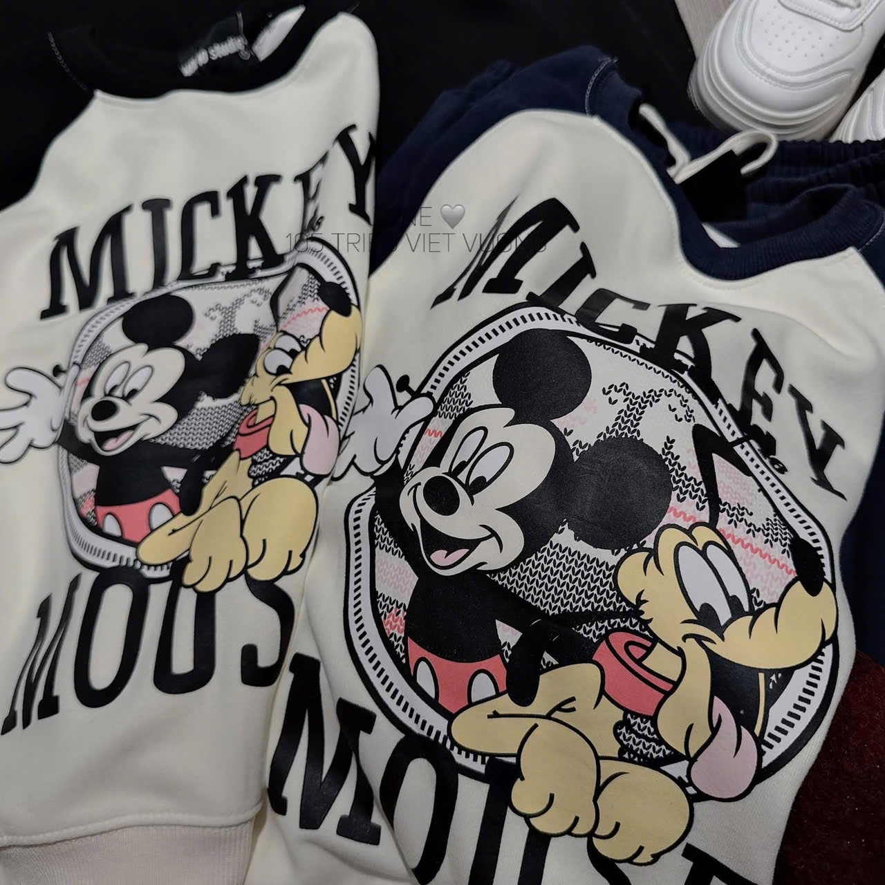 S773 - BỘ NỮ HAIDA MICKEY BE PHỐI MÀU TAY