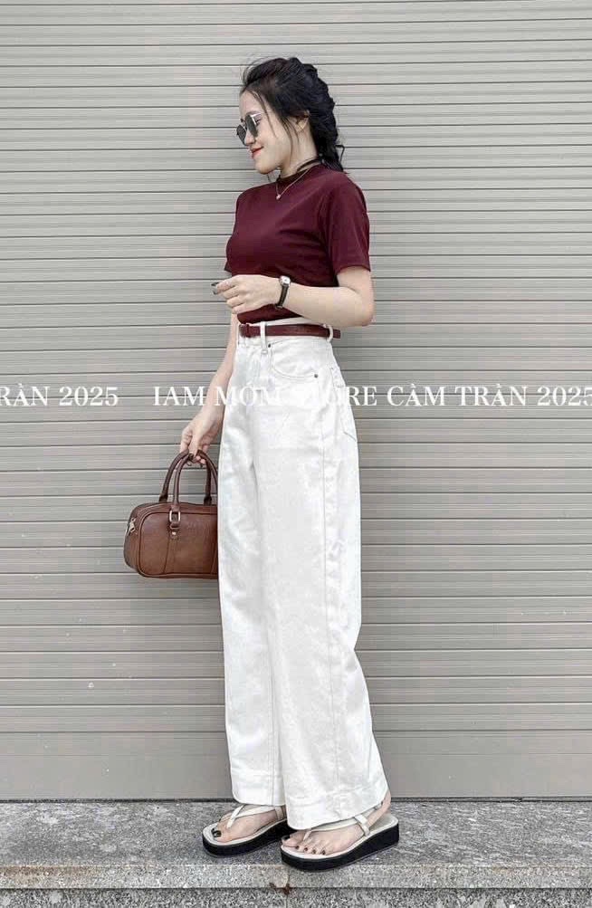 QNU536 - QUẦN JEANS SUÔNG MÁC DA M3094