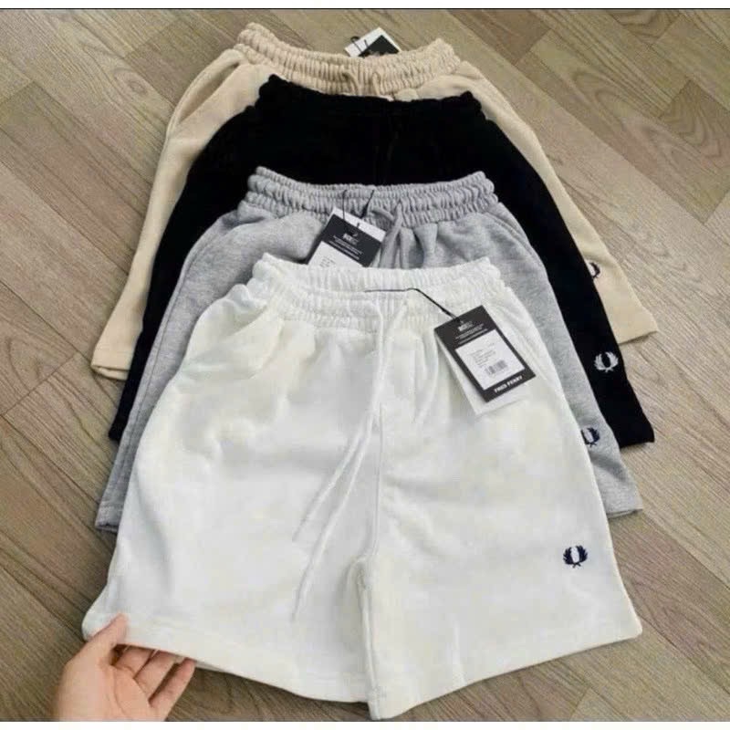 QNU555 - SET 3 QUẦN ĐÙI NỮ THÊU PULL BEAR đen ghi trắng