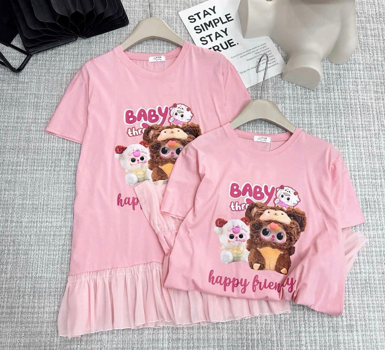 VB511 - VÁY BÉ GÁI SIZE ĐẠI HỒNG BABY3 friendly BÈO