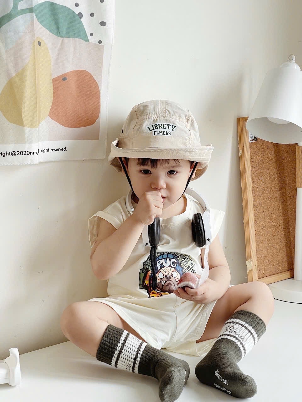 T568 - SET 2 BỘ ĐÙI BÉ TRAI BA LỖ LIFE xanh lá be
