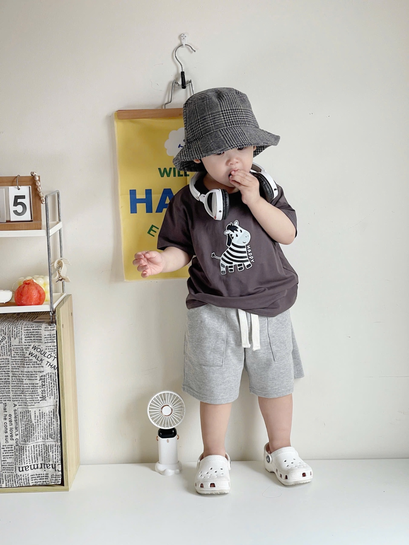 AB705 - SET 3 ÁO BÉ TRAI CỘC TAY NGỰA VẰN