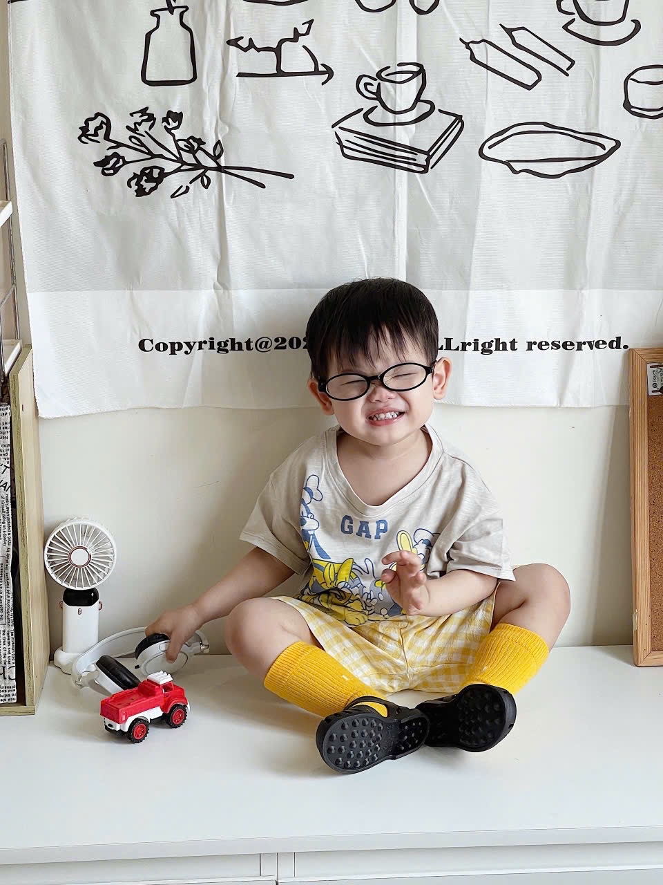 AB700 - SET 3 ÁO BÉ TRAI GAP XƯỢC nâu rêu ghi