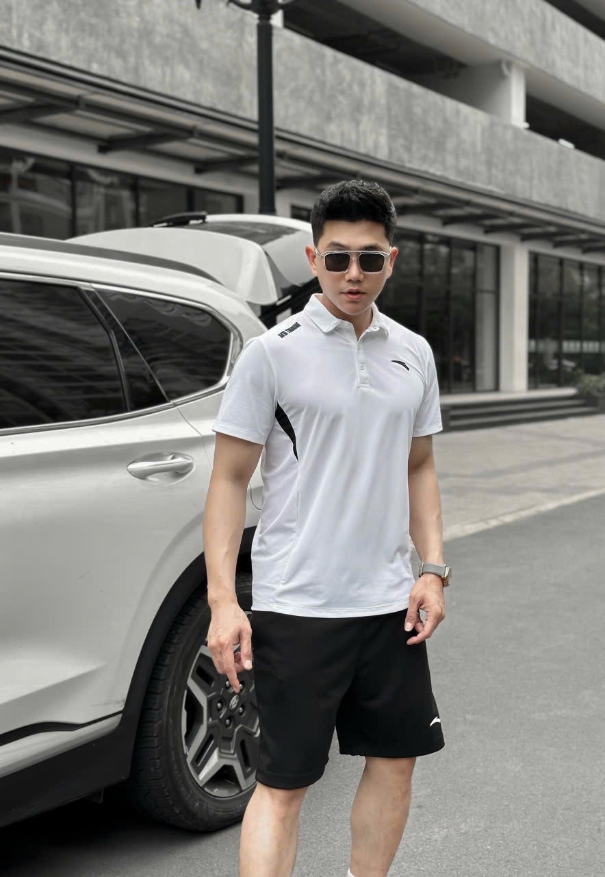 B268 - BỘ ĐÙI NAM CỔ ĐỨC LINING THUN LẠNH
