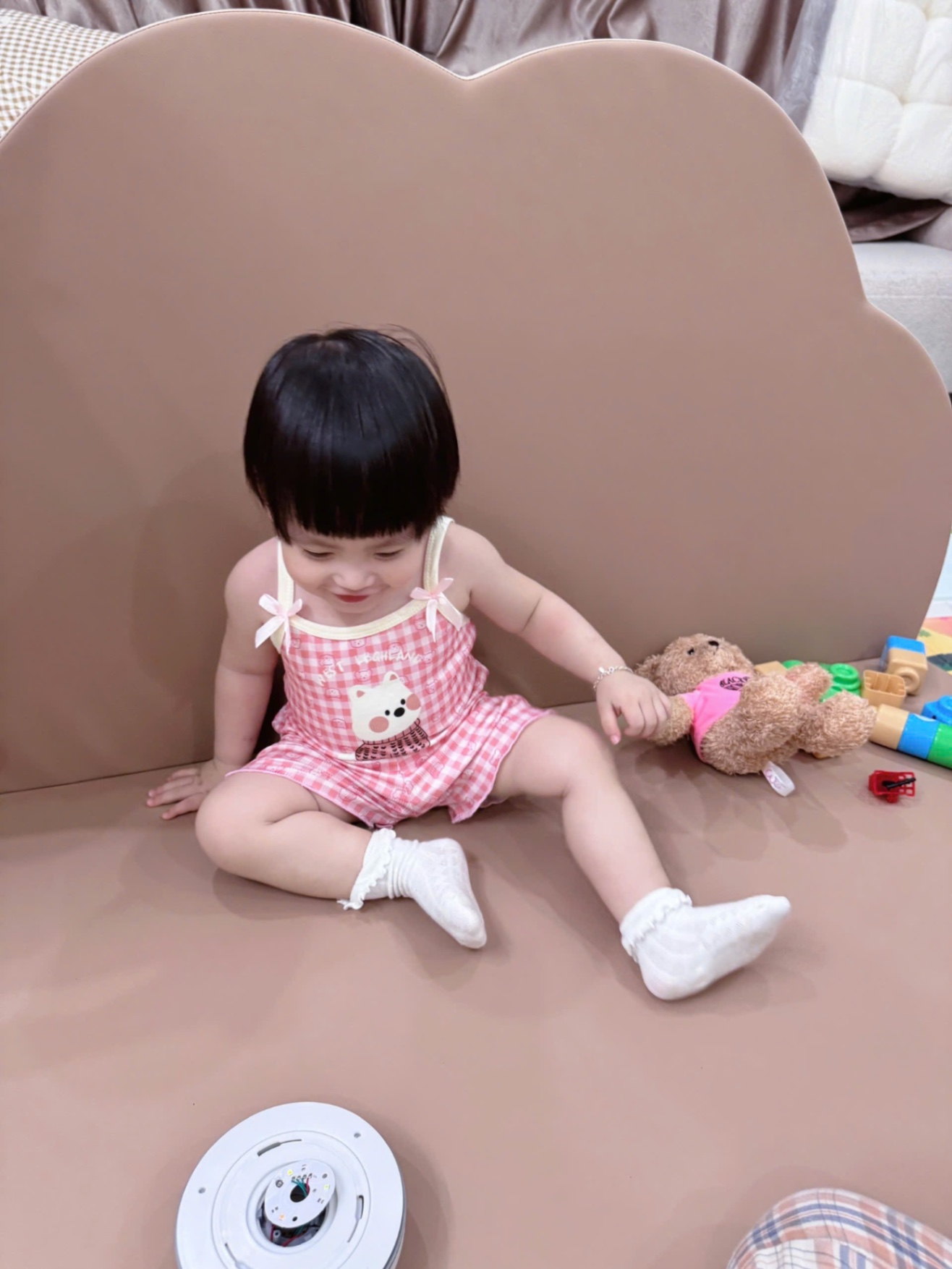 G545 - SET 3 BỘ ĐÙI BÉ GÁI 2S KITTY tím hồng be