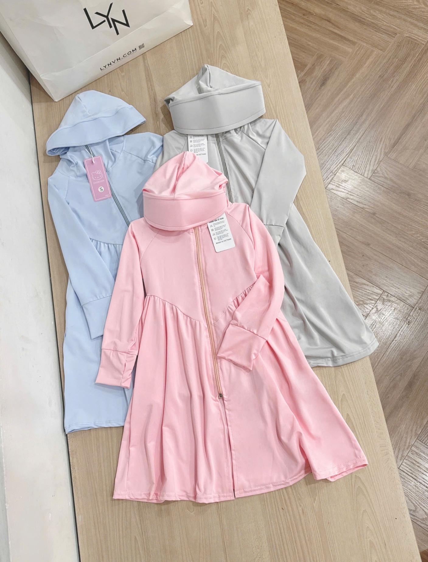 G541 - SET CHOÀNG NẮNG BÉ GÁI THUN LẠNH