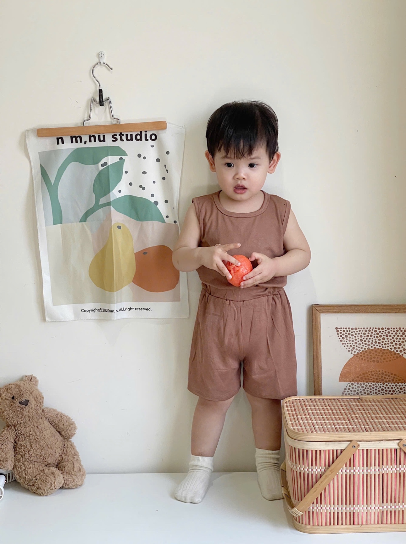 T572 - SET 3 BỘ ĐÙI BÉ TRAI BA LỖ đen nâu ghi