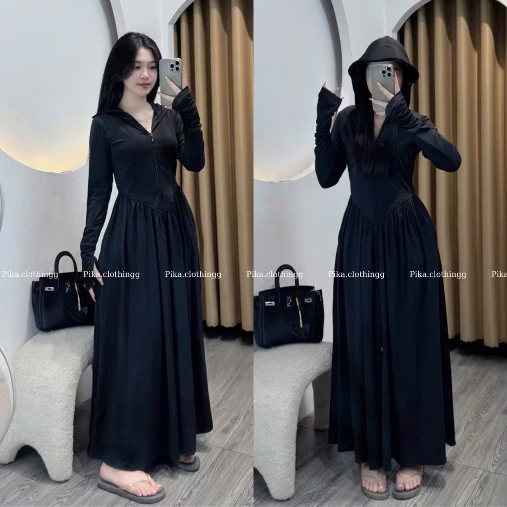 S902 - SET CHOÀNG NẮNG DÁNG DÀI 2 LỚP