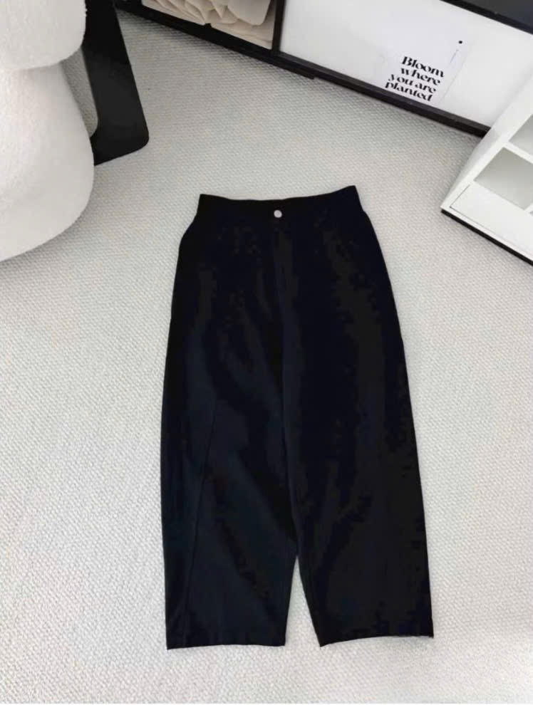 QNU580 - QUẦN BAGGY KAKI PHỐI GÂN SỌC