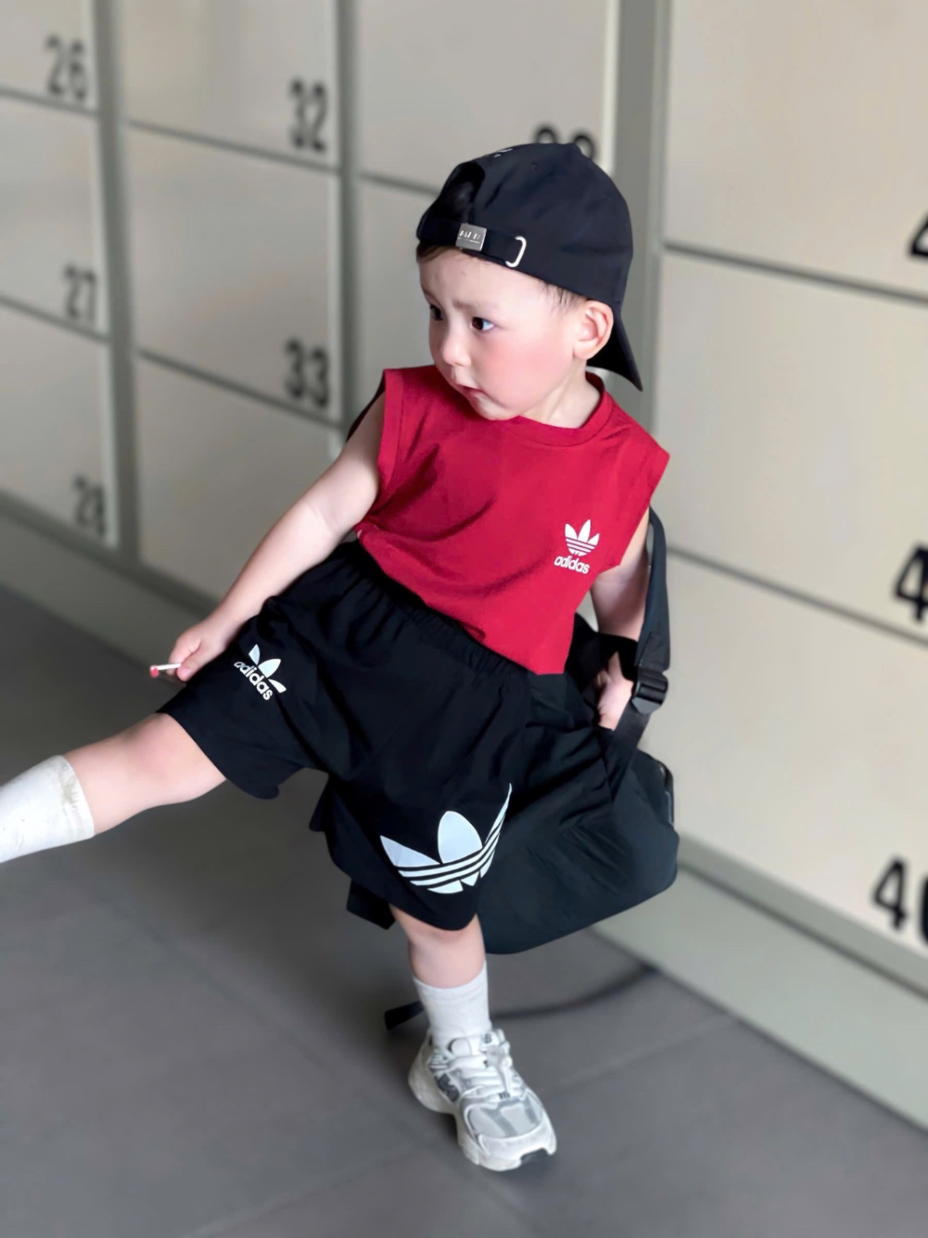 T599 - SET 2 BỘ ĐÙI BÉ TRAI BA LỖ DAS đỏ trắng