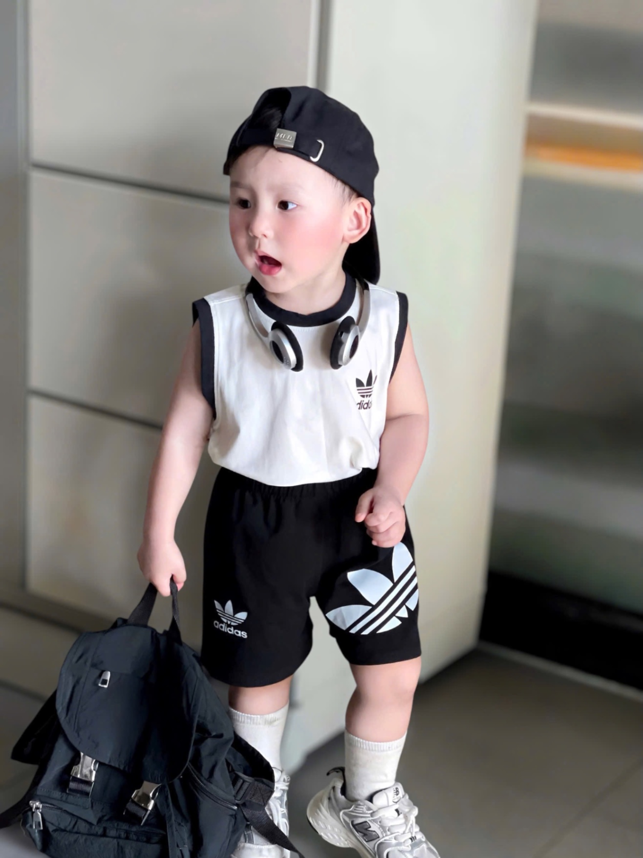 T599 - SET 2 BỘ ĐÙI BÉ TRAI BA LỖ DAS đỏ trắng