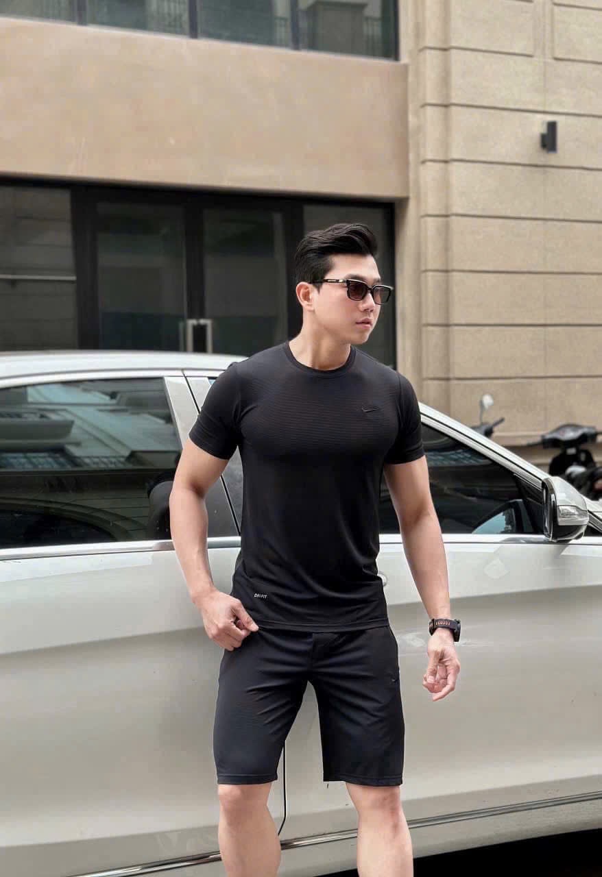 B271 - BỘ ĐÙI NAM CỔ TRÒN THUN LẠNH NIKE