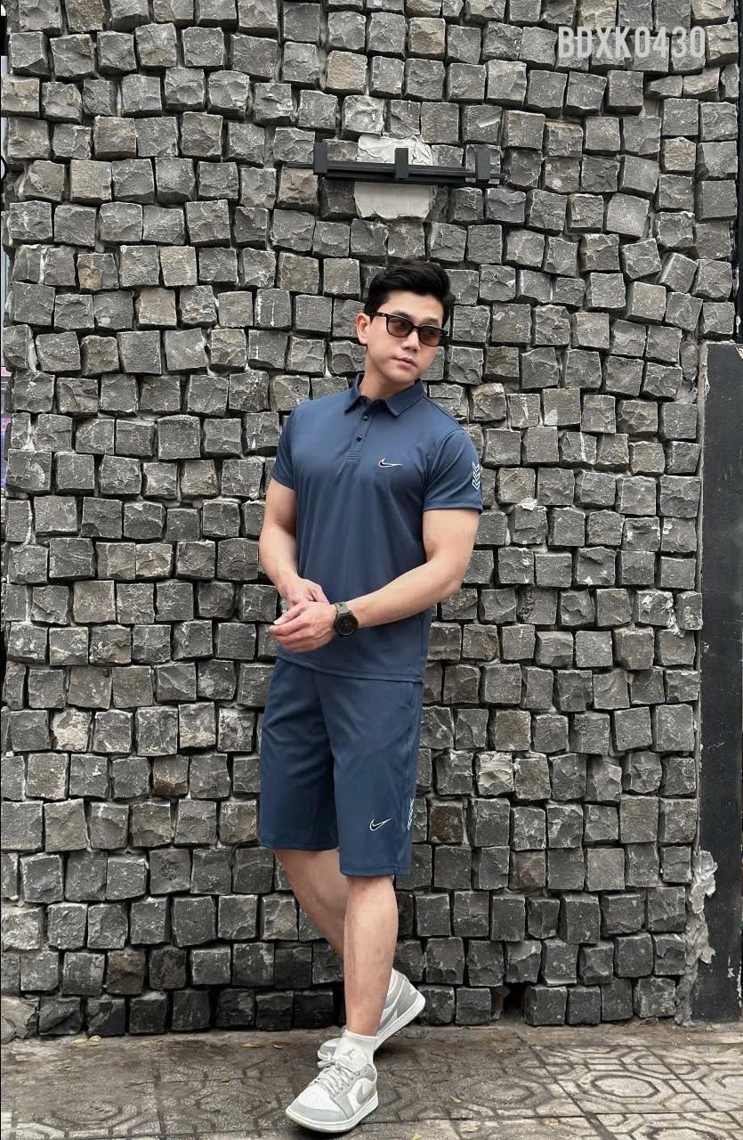 B272 - BỘ ĐÙI NAM CỔ ĐỨC NIKE THÔNG HƠI