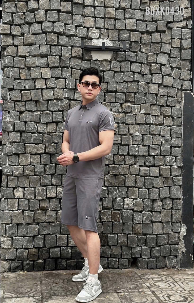 B272 - BỘ ĐÙI NAM CỔ ĐỨC NIKE THÔNG HƠI