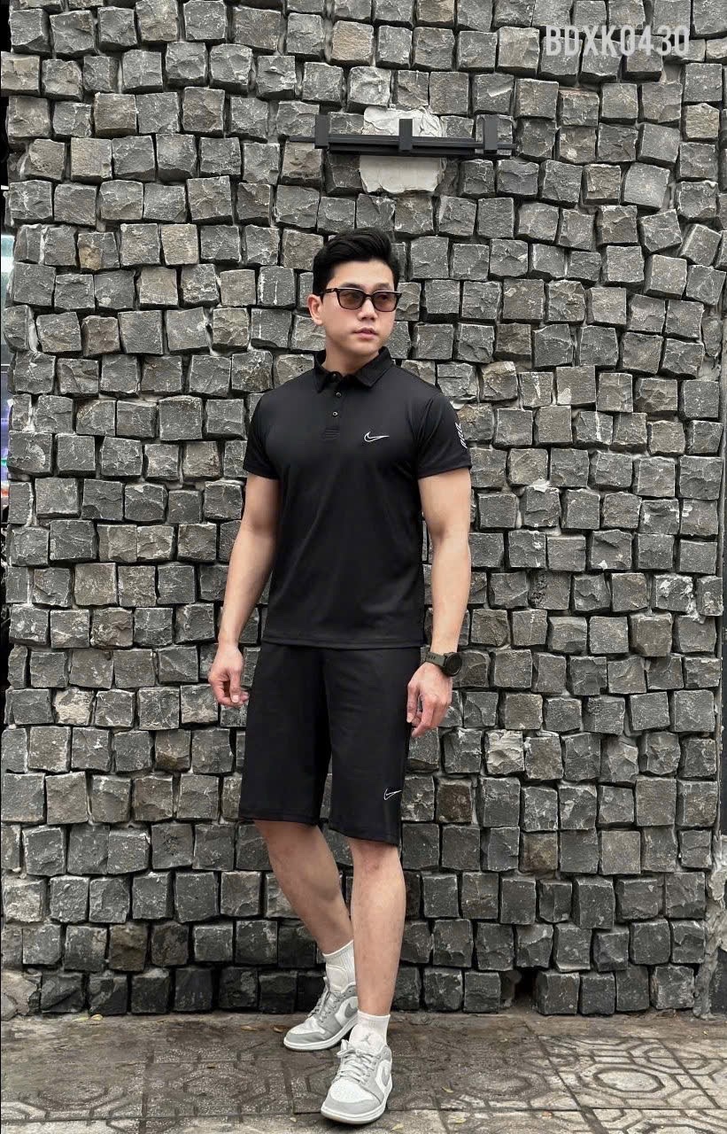 B272 - BỘ ĐÙI NAM CỔ ĐỨC NIKE THÔNG HƠI