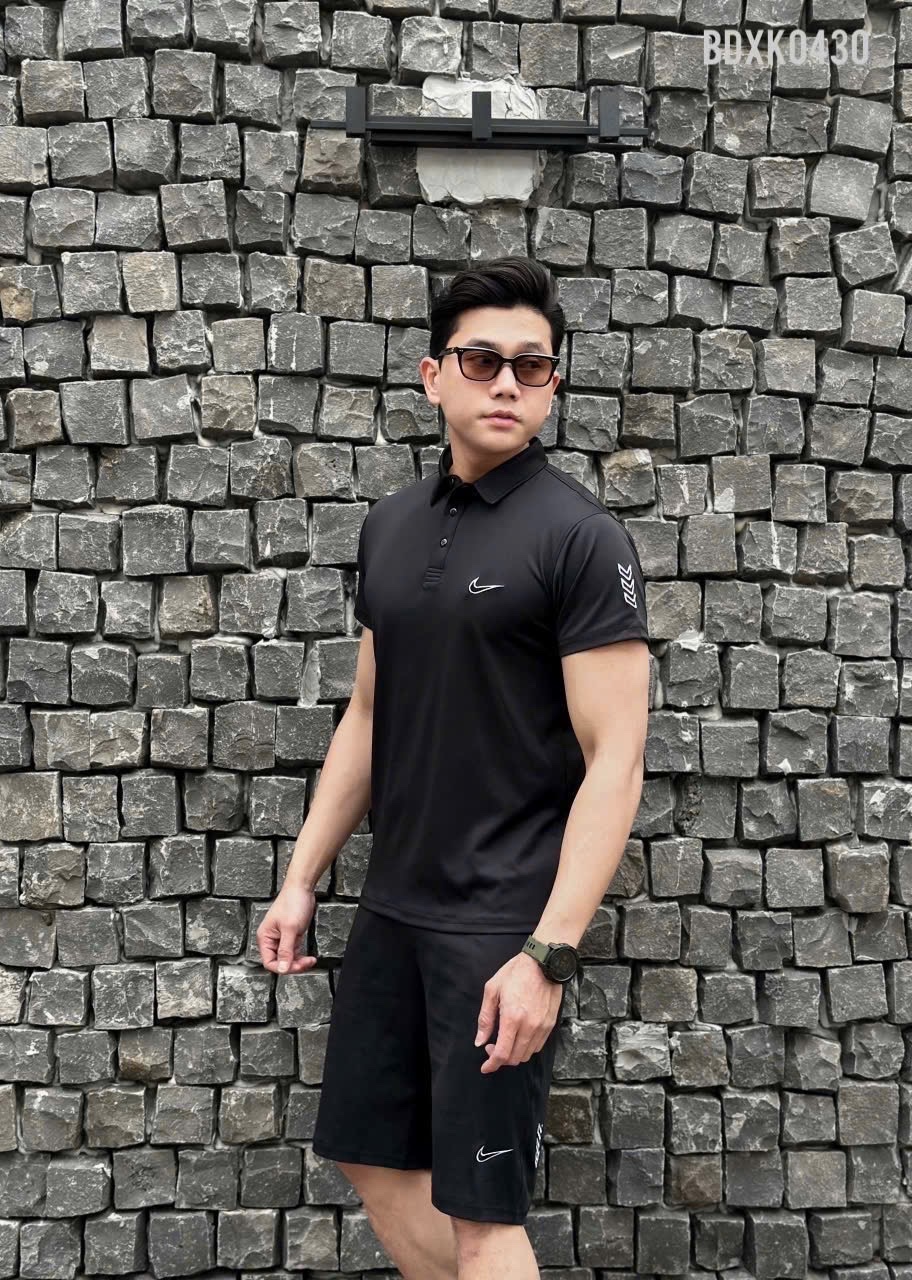 B272 - BỘ ĐÙI NAM CỔ ĐỨC NIKE THÔNG HƠI