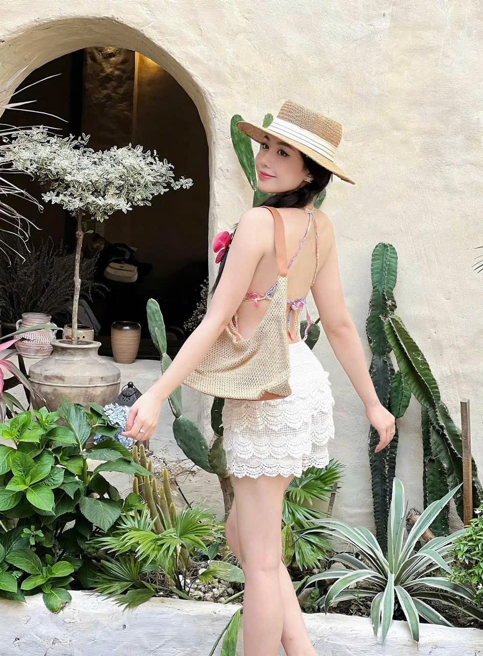 S938 - SET BRA REN SẮC MÀU QUẦN BE QC