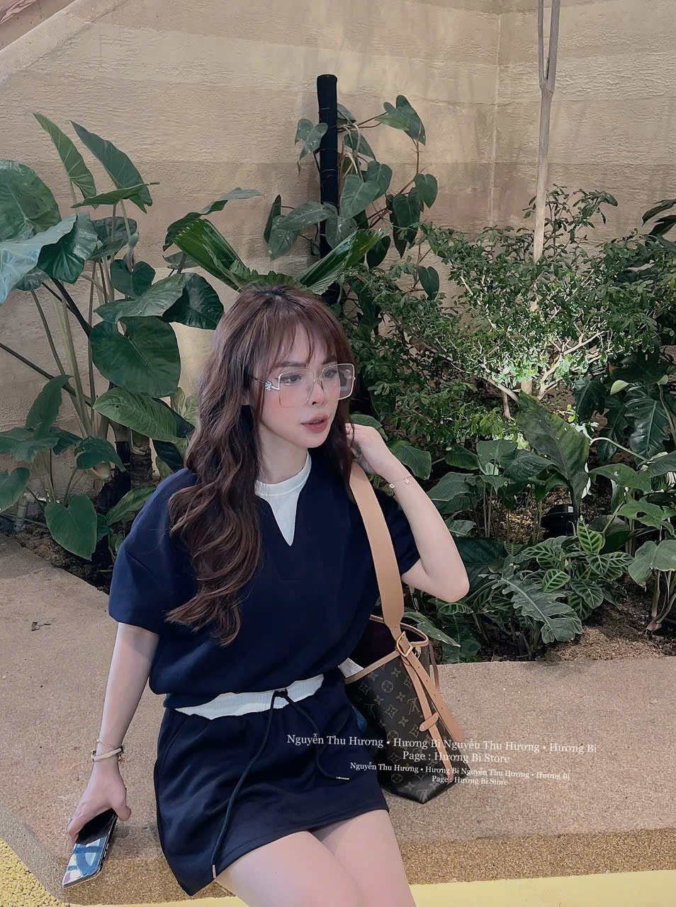 S955 - SET NỮ THAN CỔ V TRẮNG CVAY A
