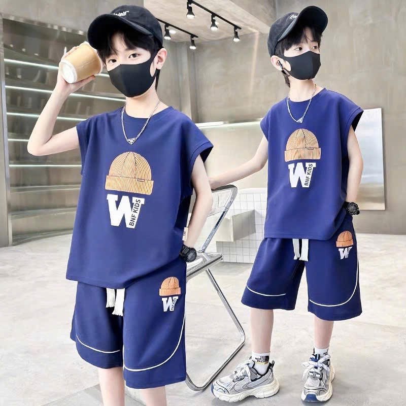 T644 - BỘ ĐÙI BÉ TRAI SIZE ĐẠI BA LỖ THAN MŨ VÀNG W