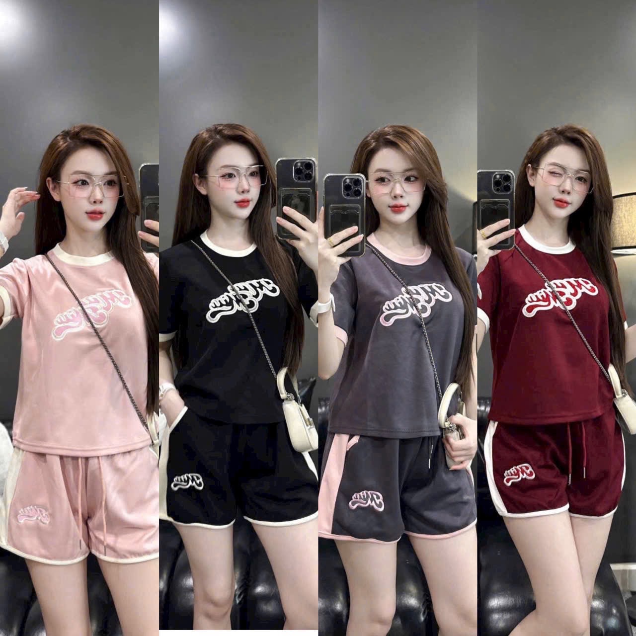 S963 - BỘ ĐÙI NỮ UMI THÊU MIUMIU