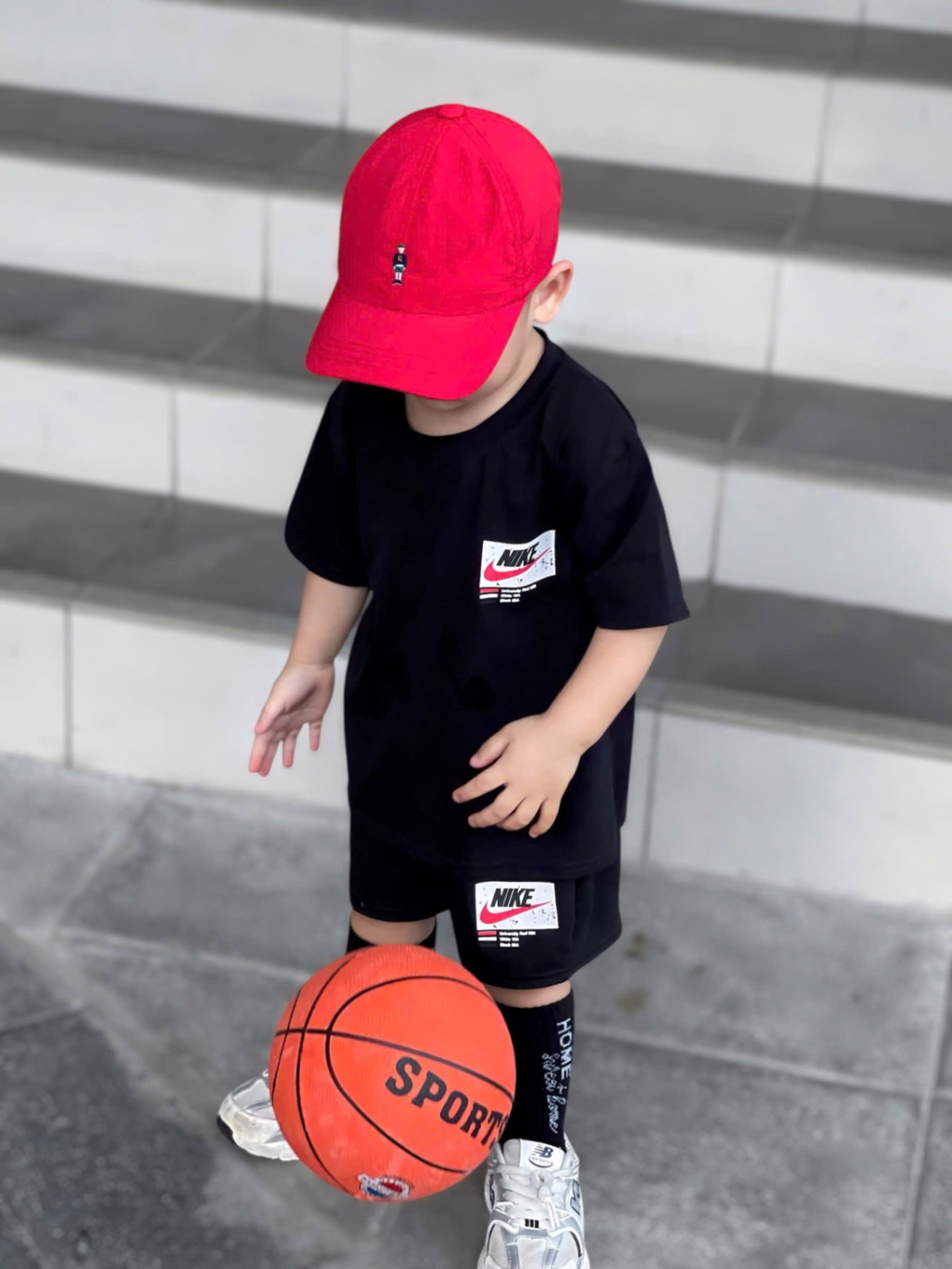 T651 - BỘ ĐÙI BÉ TRAI MÀU ĐEN NIKE