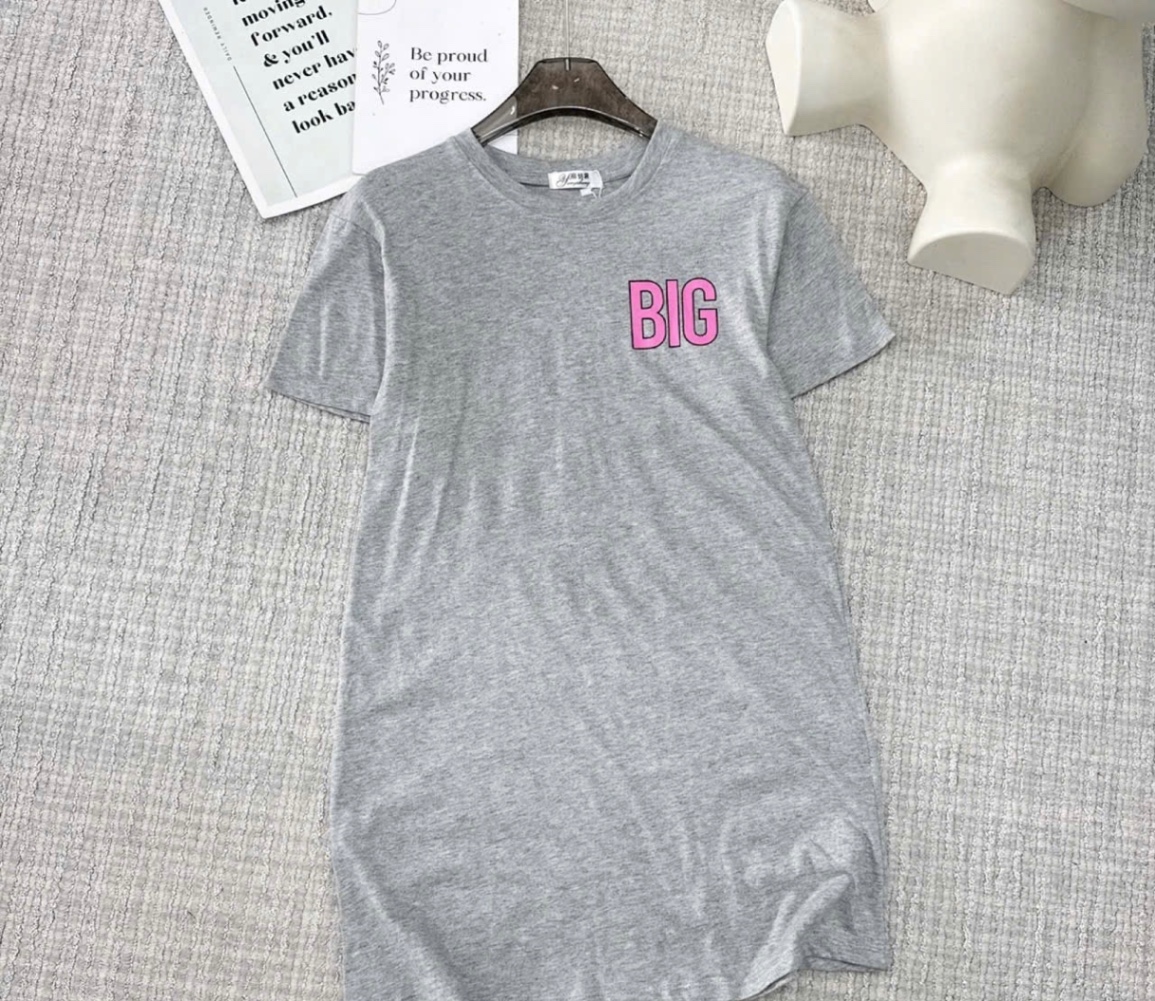 VB535 - VÁY BÉ GÁI SIZE ĐẠI MÀU XÁM BIG
