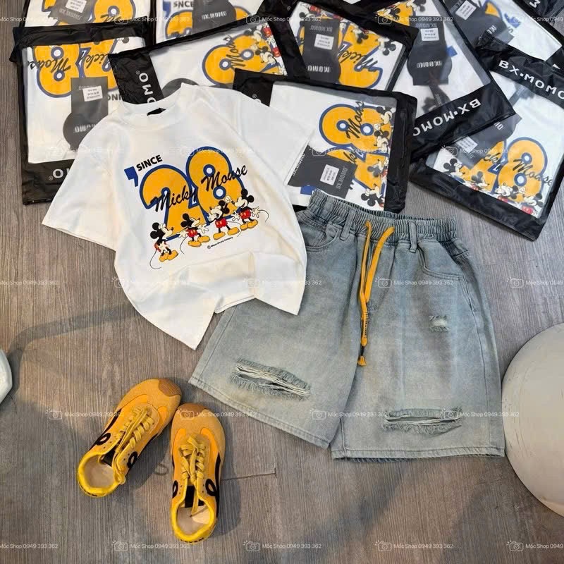 QNU588 - QUẦN JEANS NGỐ RÁCH MÀU XANH M222