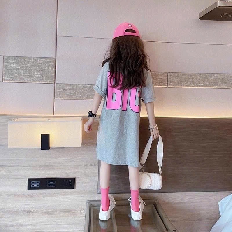VB535 - VÁY BÉ GÁI SIZE ĐẠI MÀU XÁM BIG