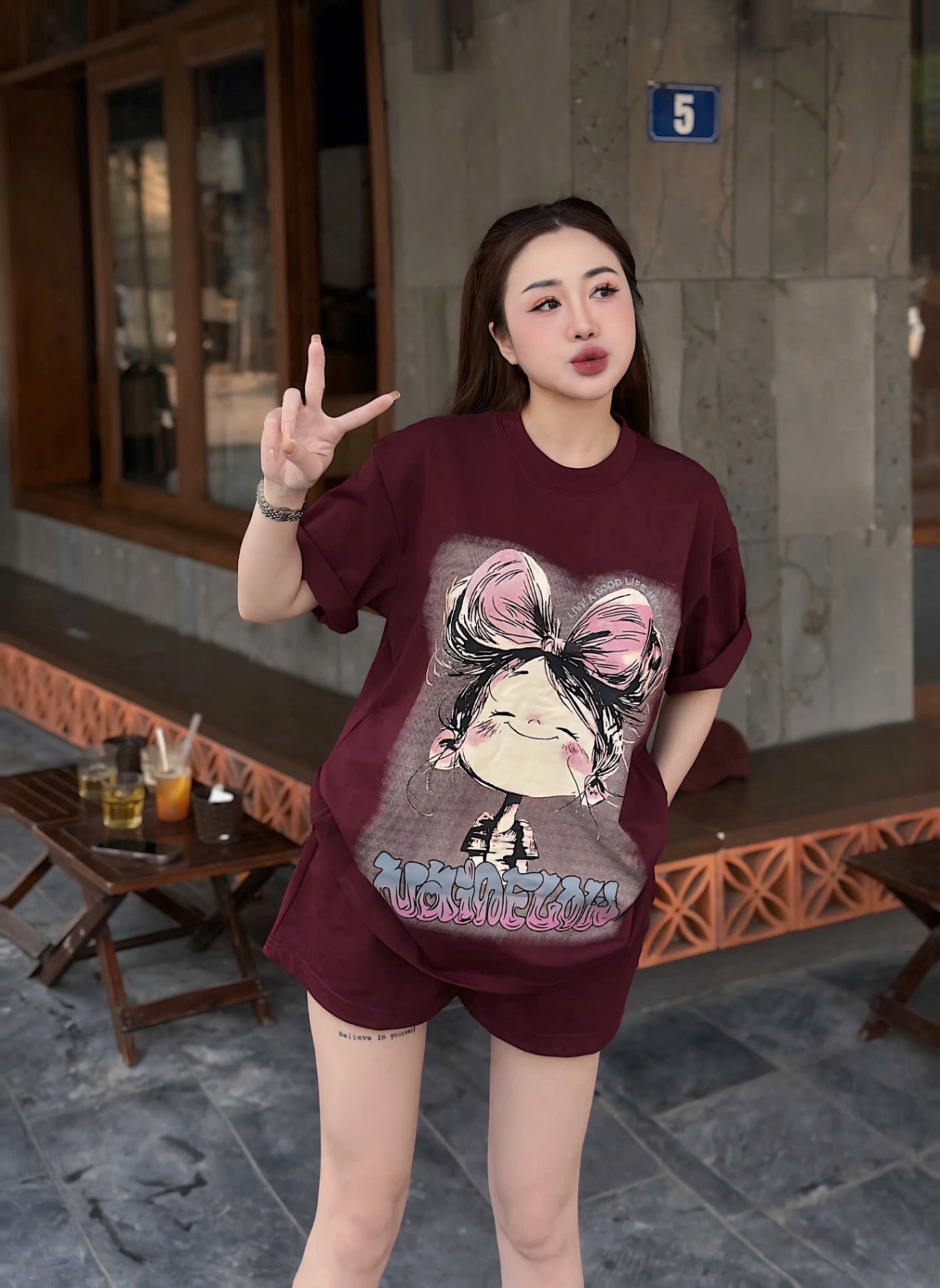 S962 - BỘ ĐÙI NỮ CÔ BÉ TÓC NƠ WONDERFUL